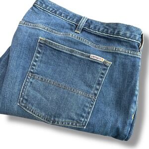 Carhartt Women's Original Fit 24W(48x32) Straight Leg Jeans Regular‎ Blue Denim